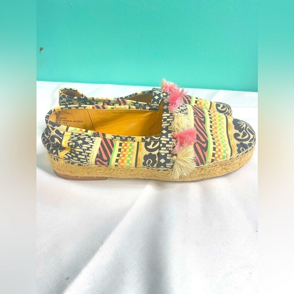 Croma vintage multicolor espadrilles size 9 1/2